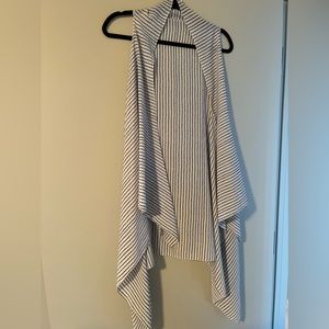 Striped Long Vest
